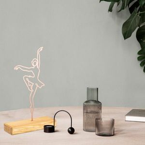 Kovová dekorácia Ballerina 40 cm medená vyobraziť