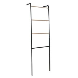 BUBY rebríkový vešiak na kabáty, kovový, čierny vyobraziť