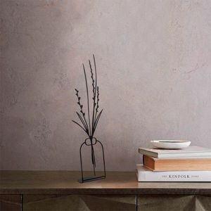 Kovová dekorácia Flowerpot III 44 cm čierna vyobraziť