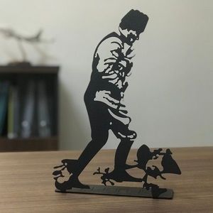 Kovová dekorácia Man 30 cm čierna vyobraziť