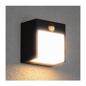 Brilagi-LED Vonkajšie nástenné svietidlo so senzorom TERNI LED/12W/230V čierna IP44 WO-HR60421S-OEM vyobraziť