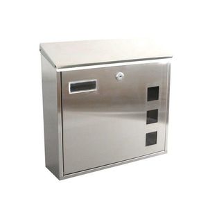 Poštová schránka 350 x 330 x 110 mm, nehrdz. oceľ vyobraziť