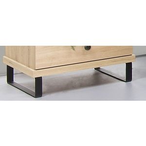 Kovové nohy Cali pro nábytek Cali C2, C7 a C17 černé vyobraziť