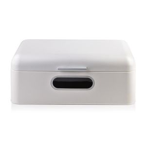 Kovový chlebník Samuel bílý vyobraziť