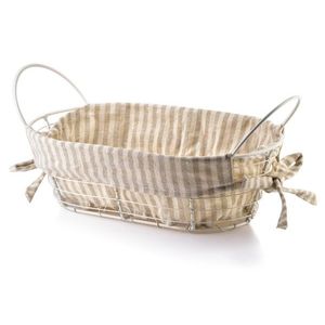 Kovový košík na pečivo Will béžový vyobraziť