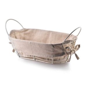 Kovový košík na pečivo Will krémový vyobraziť