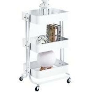 Kovový kuchyňský vozík SERVANT 75 cm černý vyobraziť