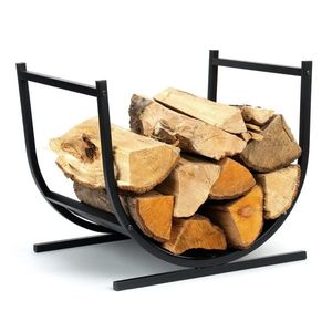 Kovový stojan na palivové dřevo TURYN černý vyobraziť