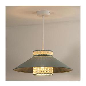 - Luster na lanku RIO RATTAN 1xE27/15W/230V pr. 45 cm zelená/ratan 603126 vyobraziť