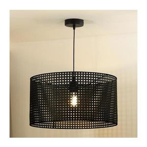 - Luster na lanku ROLLER RATTAN 1xE27/15W/230V pr. 45 cm čierna 603690 vyobraziť