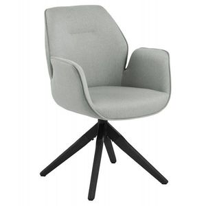 Kreslo Aura svetlo sivá/čierna vyobraziť