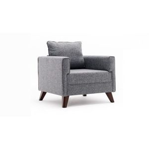 Kreslo Bella 82 cm šedé vyobraziť