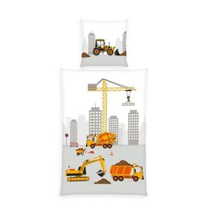 Herding Detské bavlnené obliečky Stavba, 135 x 200 cm, 80 x 80 cm vyobraziť