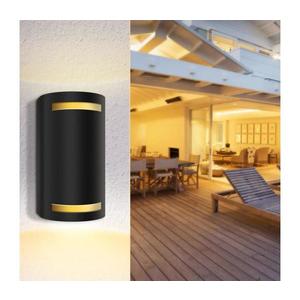 B.V. - Vonkajšie nástenné svietidlo 2xGU10/35W/230V čierna IP54 B10304BJ1 vyobraziť