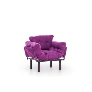 Křeslo Nitta Single fialové vyobraziť