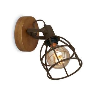 Briloner 2670-014 - Nástenné bodové svietidlo RETRO 1xE27/25W/230V hnedá 2670-014 vyobraziť