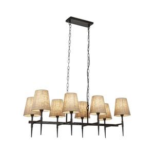 Searchlight 30690-8BK - Luster na reťazi GOTHIC 8xE14/60W/230V čierna 30690-8BK vyobraziť