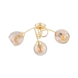 Prisadený luster SEYLA 3xE27/60W/230V zlatá/béžová 62410 vyobraziť
