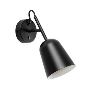 FARO Barcelona FARO 28257 - Nástenná lampa STUDIO 1xE14/8W/230V čierna 28257 vyobraziť
