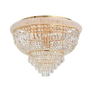 Ideal Lux - Krištáľové stropné svietidlo DUBAI 24xE14/28W/230V pr. 78 cm zlatá 243498 vyobraziť