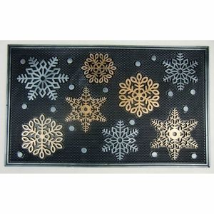 Boma Trading Gumová rohožka Vločky, 47 x 75 cm vyobraziť
