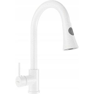 Kuchynská batéria MEXEN ELIA biely granit vyobraziť