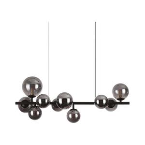 Ideal Lux - LED Luster na lanku PERLAGE 10xG9/3W/230V 81 cm čierna/dymová 271408 vyobraziť