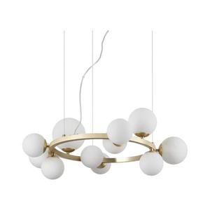 Ideal Lux - LED Luster na lanku PERLAGE 11xG9/3W/230V pr. 73 cm zlatá/biela 283807 vyobraziť