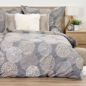 4Home Bavlnené obliečky Grey Petals, 160 x 200 cm, 70 x 80 cm vyobraziť