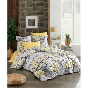 BedTex Bavlnené obliečky Alisa žltá, 140 x 220 cm, 70 x 90 cm vyobraziť