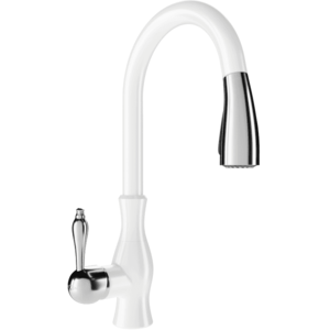 Kuchynská batéria MEXEN SAVITA vysoká biela vyobraziť