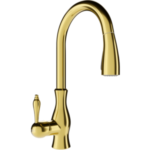 Kuchynská batéria MEXEN SAVITA vysoká zlatá vyobraziť