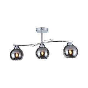 Luster na tyči CONNOR 3xE27/15W/230V lesklý chróm/šedá MLP0874 vyobraziť