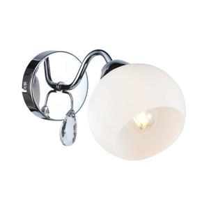 Nástenné bodové svietidlo CONNOR 1xE27/15W/230V lesklý chróm/biela MLP0875 vyobraziť