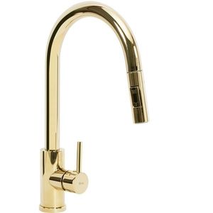 Kuchyňská baterie Rea Fresh zlatá II vyobraziť