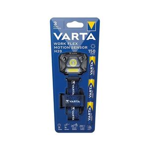 Varta 18648101421 - LED Stmievateľná čelovka so senzorom WORK FLEX LED/3xAAA IP54 18648101421 vyobraziť