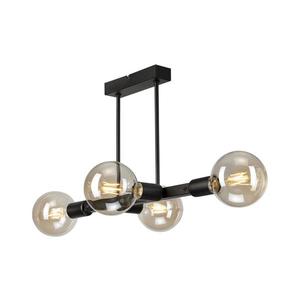 Luster na tyči ASTRID 4xE27/60W/230V čierna LM-4.146/CZARNY MAT vyobraziť