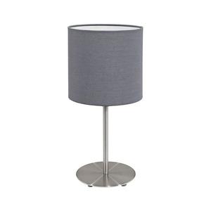 Eglo 55215 - Stolná lampa PASTERI 1xE14/40W/230V šedá 55215 vyobraziť