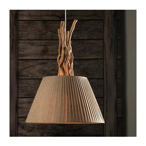 ONLI - Luster na lanku WOODY 1xE27/22W/230V 5029/SS vyobraziť