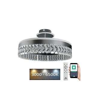LED Stmievateľný prisadený luster LED/75W/230V 3000-6500K chróm + diaľkové ovládanie TA1305/CH vyobraziť