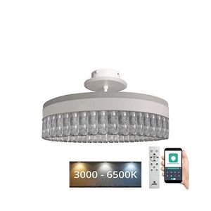 LED Stmievateľný prisadený luster LED/75W/230V 3000-6500K biela + diaľkové ovládanie TA1305/W vyobraziť
