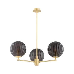 Argon 6310 - Luster na tyči PALOMA 3xE14/7W/230V zlatá/čierna 6310 vyobraziť