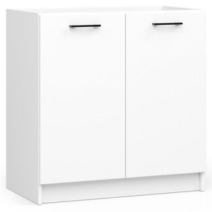 Kuchynská skrinka pod drez Olivia S 80 cm biela vyobraziť