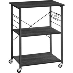 Kuchyňský regál VISCO černý vyobraziť