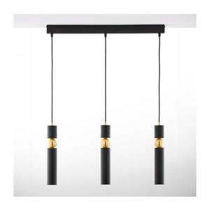Jupiter 2004 - Luster na lanku ALAS 3xGU10/10W/230V čierna/zlatá 2004 vyobraziť