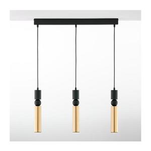 Jupiter 2007 - Luster na lanku ALAS 3xGU10/10W/230V zlatá/čierna 2007 vyobraziť