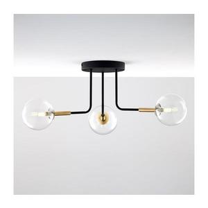 Jupiter 2039 - Luster na tyči BURANO 3xG9/10W/230V čierna/zlatá/číra 2039 vyobraziť