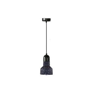 Luster na lanku TERRAZZO 1xE27/60W/230V pr. 12 cm čierna ME0214R/B vyobraziť