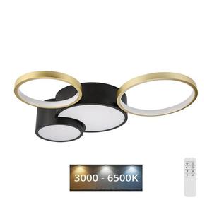 Stmievateľné stropné svietidlo ALIZEE LED/30W/230V 3000-6500K čierna/zlatá LM-LL-4.247 vyobraziť