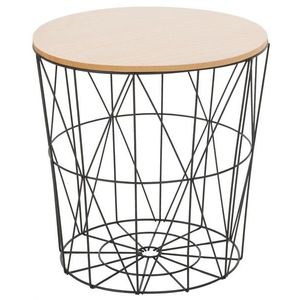 Kulatý odkládací stůl Twins rozměr L - hnědá vyobraziť